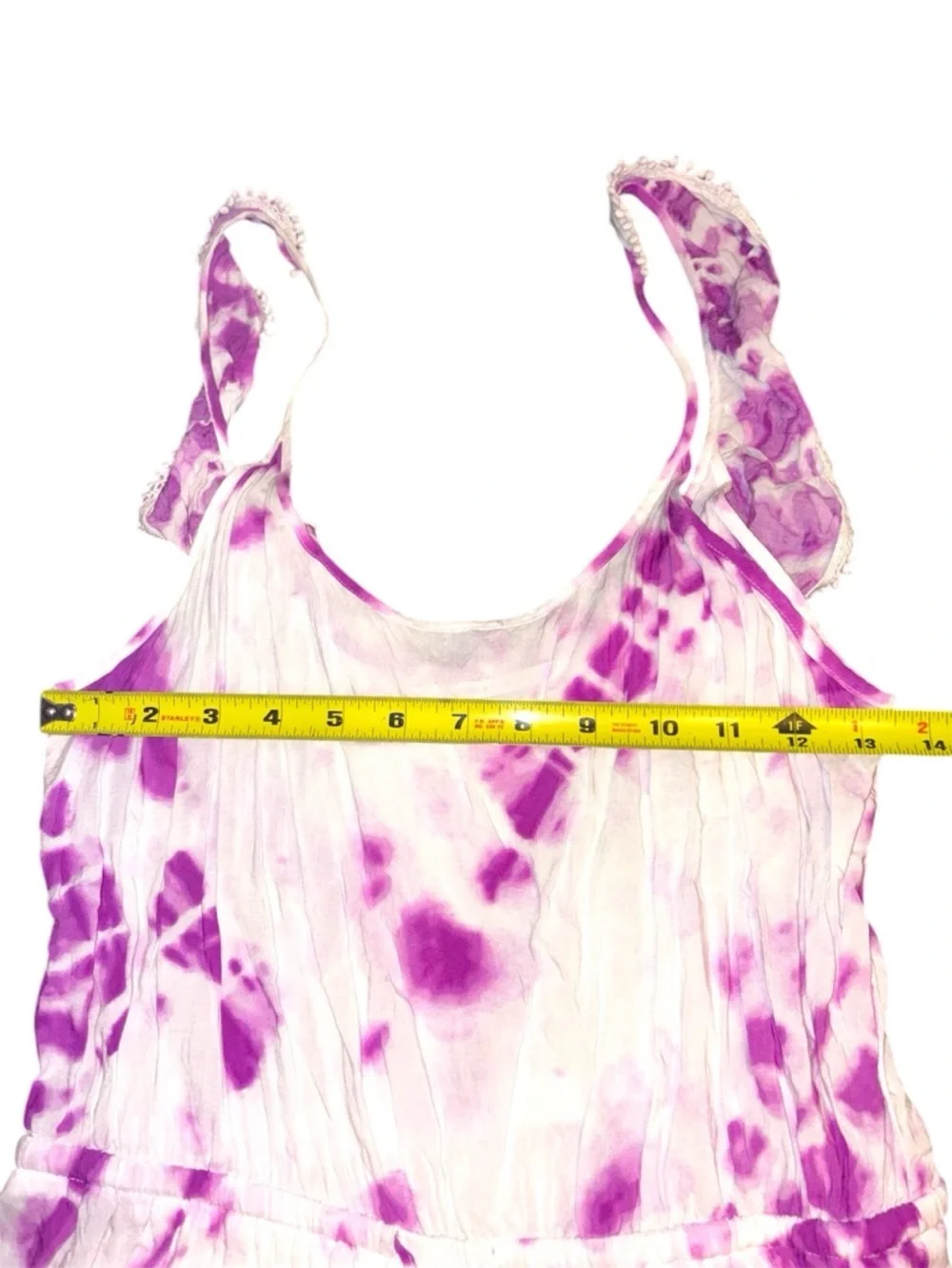 Victoria Secret Purple Tie-Dye Cruise Mini Swimsuit Coverup Sun Dress Size XS - Picture 6 of 14